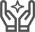 icono manos estrella